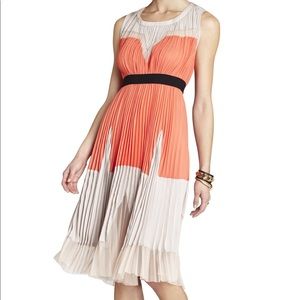 Lucea color-blocked A line dress